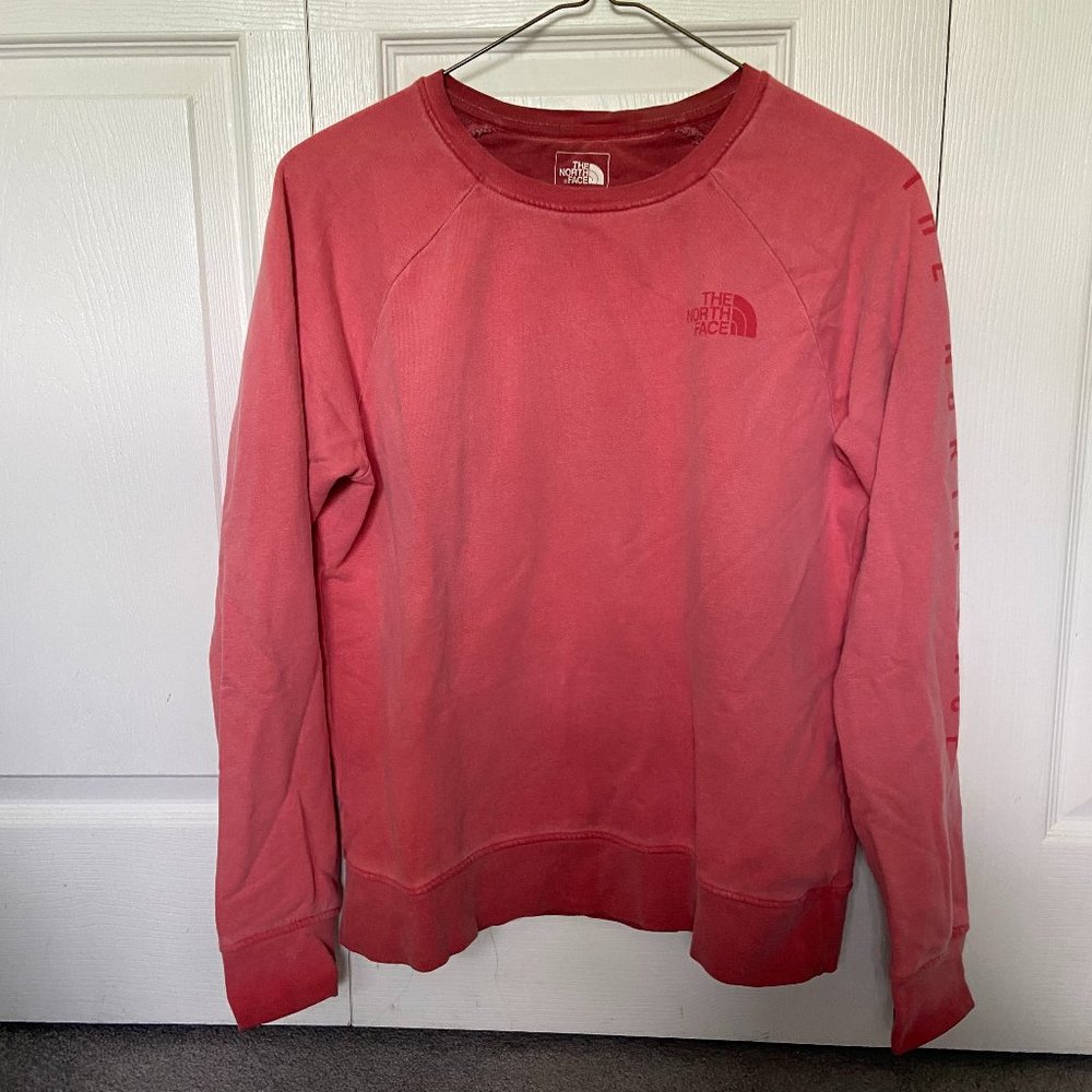 North Face Red Crewneck
